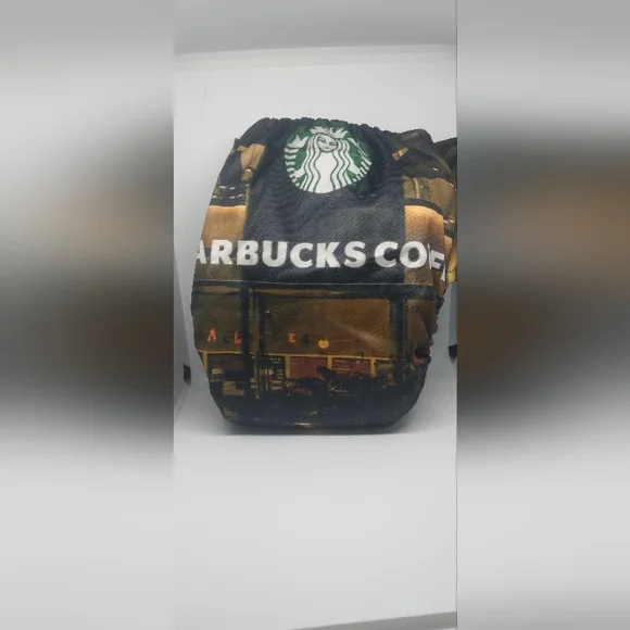 Starbucks Reusable Cloth Pocket Diapers Adjustable Snaps