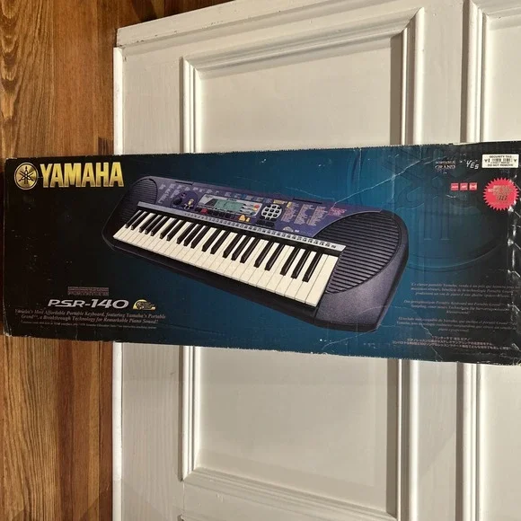 Yamaha Education Suite PSR-140 Piano Keyboard BLACK BLUE Multi Sound 49 Key