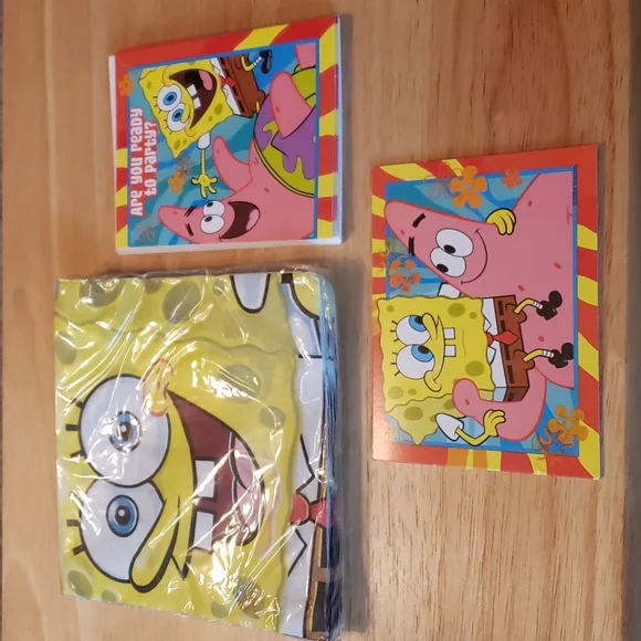 Sponge Bob party supplies