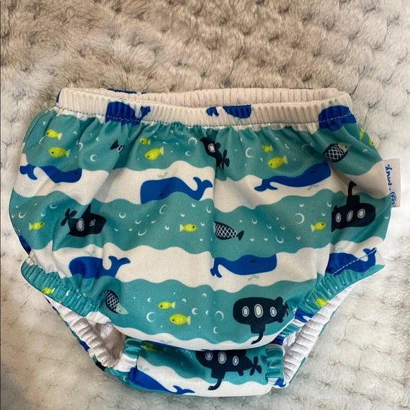I play Whale Print Reusable Swim Diaper