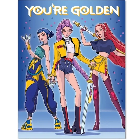 You're Golden K-Pop Birthday Greeting Card