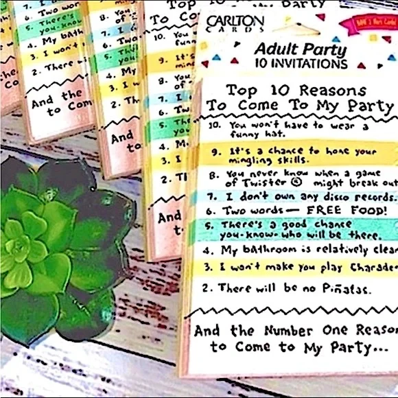NWT Vintage Party Invitations (Bundle of 50)