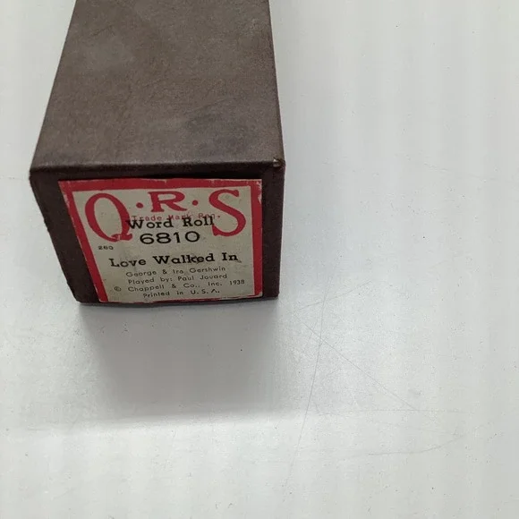 Vintage QRS‎ Player Piano Word Roll 6810 