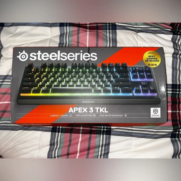 SteelSeries Apex 3 TKL RGB Gaming Keyboard