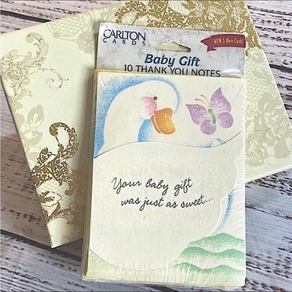 NWT Vintage “ Baby Gift” Thank You Notes (10 notes)