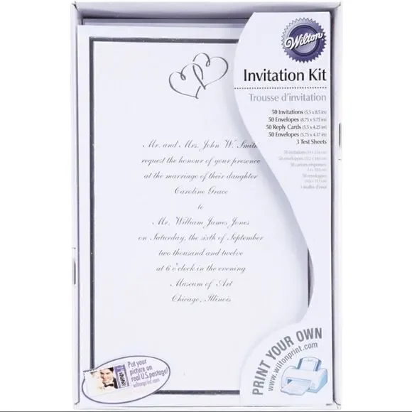 Wilton Print Your Own Invitations Kit!