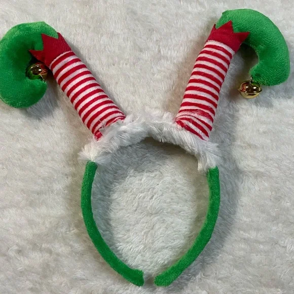 Elf Headband With Bells For Dog