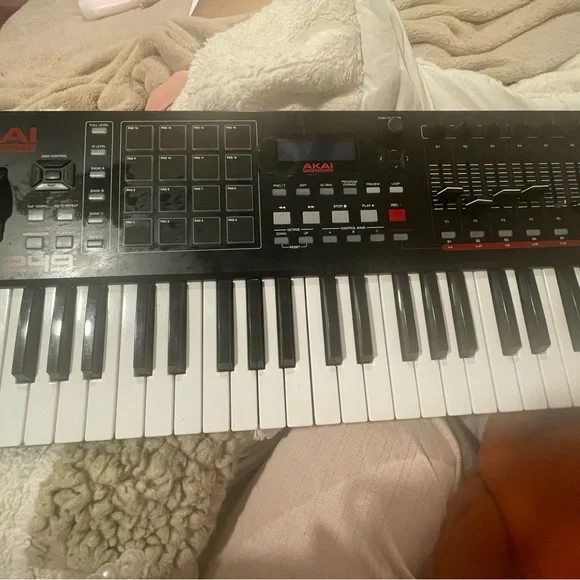 Professional Black MIDI Keyboard Controller