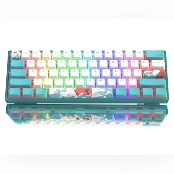 WOMIER WK61 60% Mechanical RGB Wired Gaming Keyboard