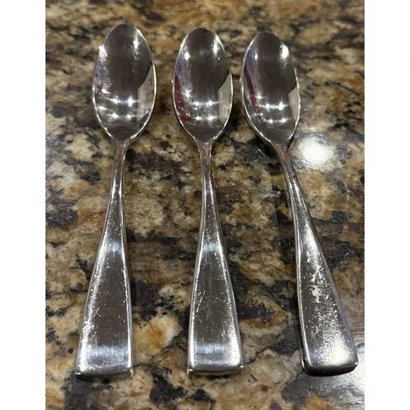 Wedgwood Reflections Sant Andrea Teaspoon‎ Stainless Steel Flatware Set Of 3