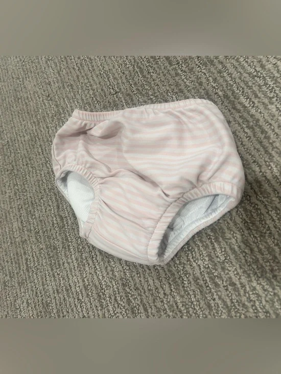 18-24 month Pink Striped Kids Swim Diaper Cover