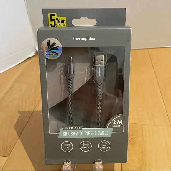 NIB USB A to type C cable