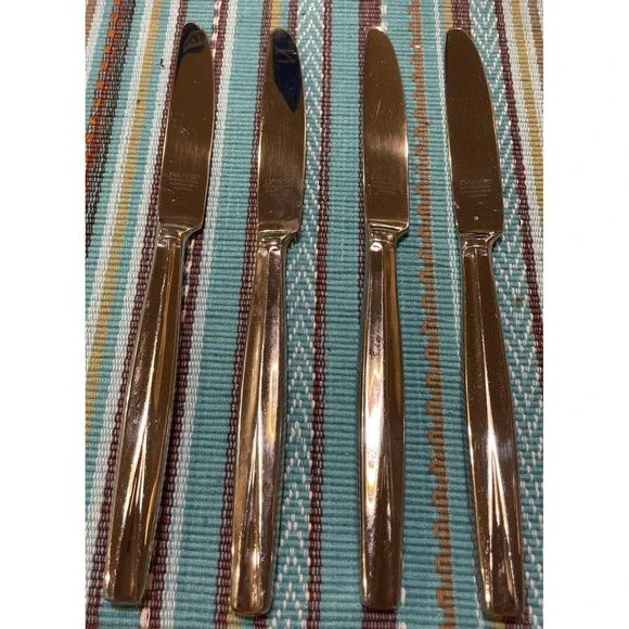 Dansk International Das50 4 Dinner Knives‎ Knife Stainless Steel 18/10
