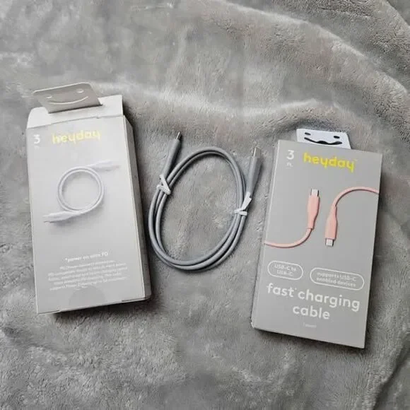 Heyday USB-C to USB-C Fast Charging Cable 3ft Power Delivery