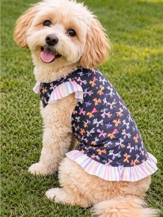 🐾Balloon Animal Pet Shirt with Ruffle Trim🐾