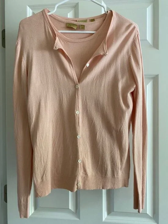 Pink Caslon Shell and Matching 2 PC Cardigan Set