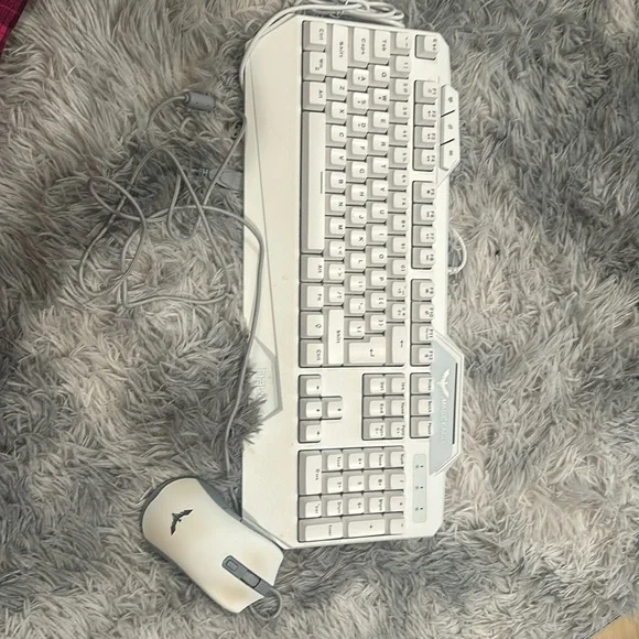 LED keyboard and mouse