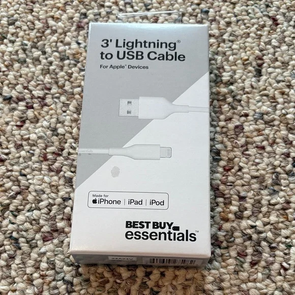 3 Foot Lightning to USB Cable. NIB