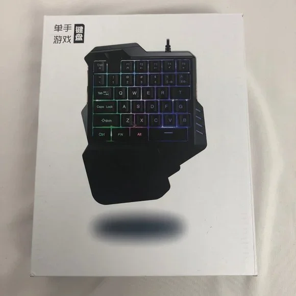 Red Thunder One-handed Gaming Keyboard New Open Box