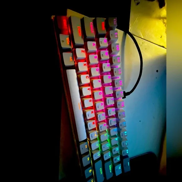 Gaming rgb keyboard compatible with PlayStation,pc, and Xbox