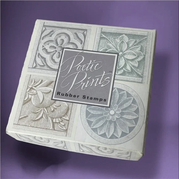 HERO ARTS Stone Etchings 4 Rubber Stamps LL636 Ornate Party Wedding Bridal