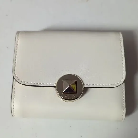 NWT Kate Spade Cream/Gold Wallet