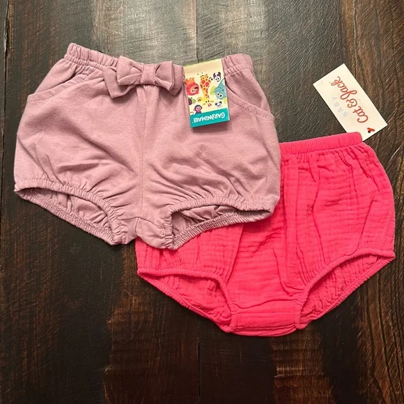 NWT - Baby Girl Diaper Covers/Bubble Shorts