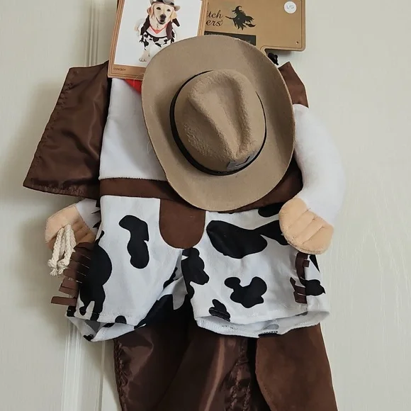 Cowboy Dog Costume with Hat