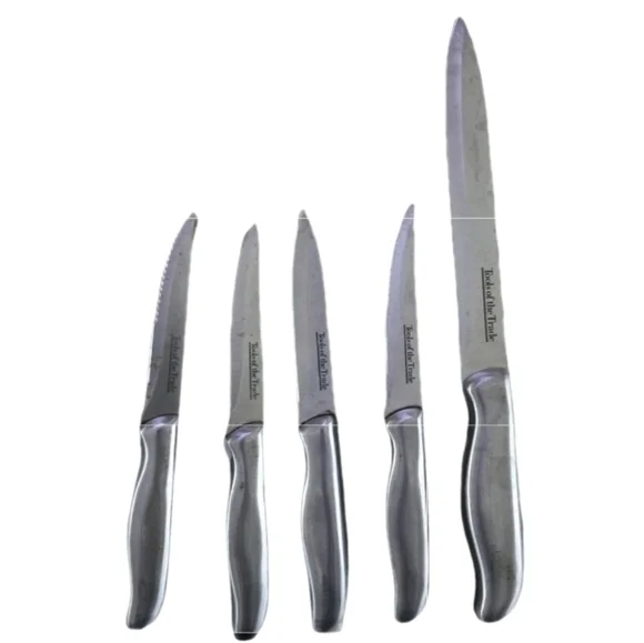 Tools Of The Trade Stainless Steel Steak Knives Serrated Slicing Knife Paring