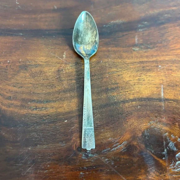 Nobility‎ Plate Royal Rose Silverplate Demitasse Spoon Vintage 4.25 Inch Floral