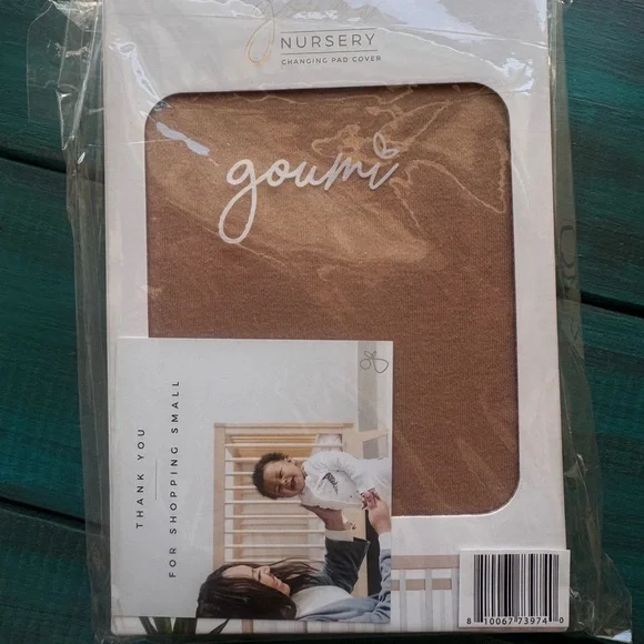 Goumi Brown Changing Pad Cover