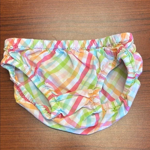 Colorful Plaid infant bloomers