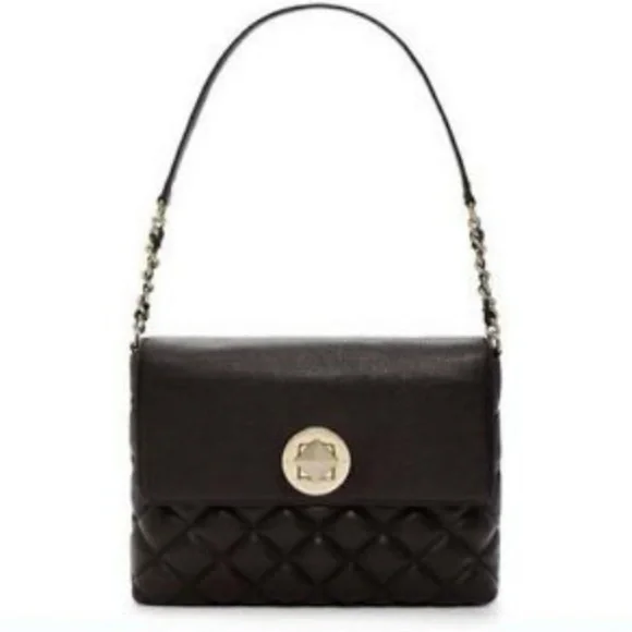 Kate Spade Handbag Black Leather Shoulderbag Purse