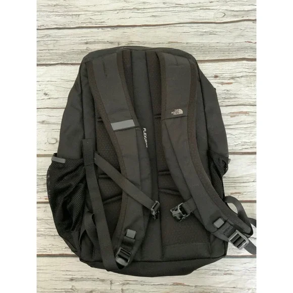 The North Face Jester Backpack Black FlexVent Laptop Sleeve School Travel Bag