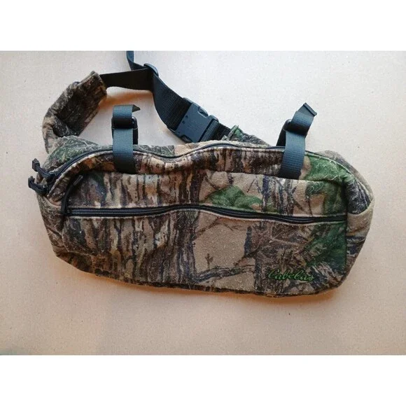 Cabela’s Mossy Oak Camo Flannel Hunting Fanny Pack Lumbar Bag