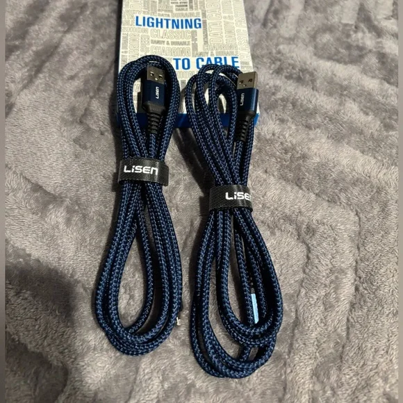 iPhone‎ Charger Cable 2Pack 6FT, Nylon Braided Lightning Cable
