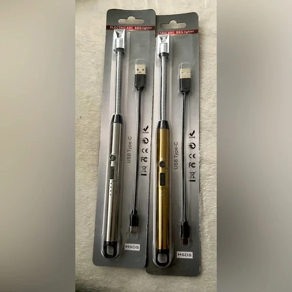 USB Type-C Flexible Lighter - Silver or Gold NIB