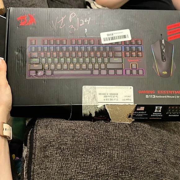 Wireless Gaming keyboard with mouse