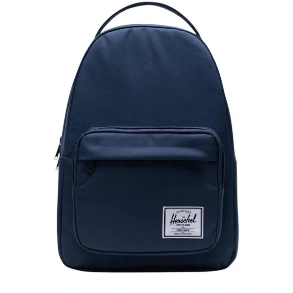 Herschel Supply Co. Miller Navy Backpack With Laptop Sleeve and Adjustable Strap