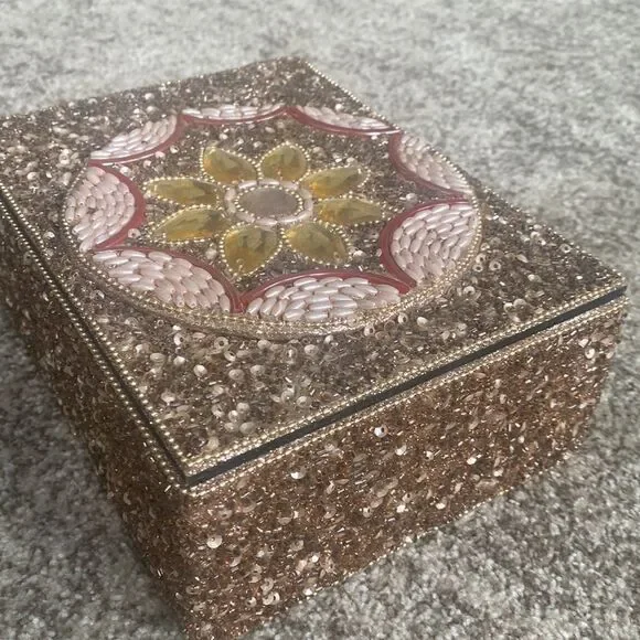 Pier 1 Bejeweled Keepsake Box