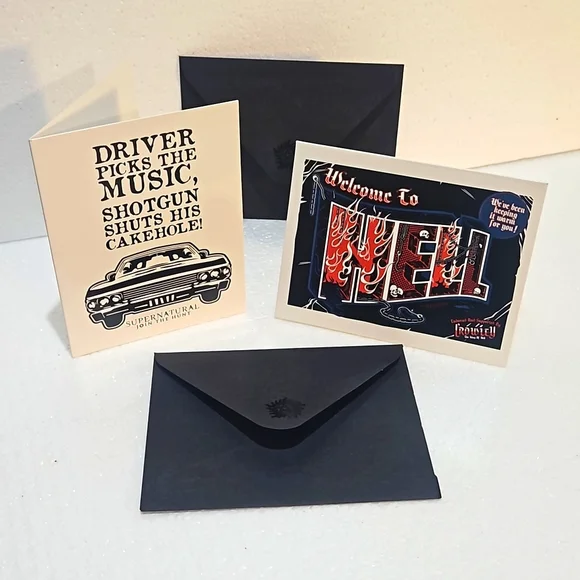 Supernatural Greeting Cards Blank 2 pack