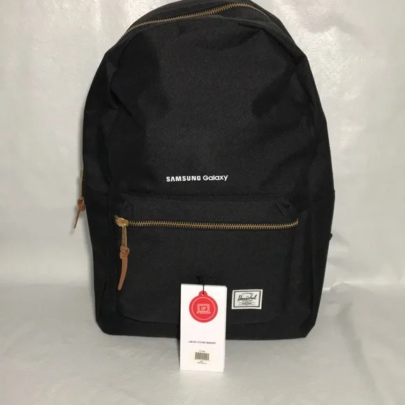 Herschel Black Settlement Backpack Black Classic 23.0L Fits 15” Laptop