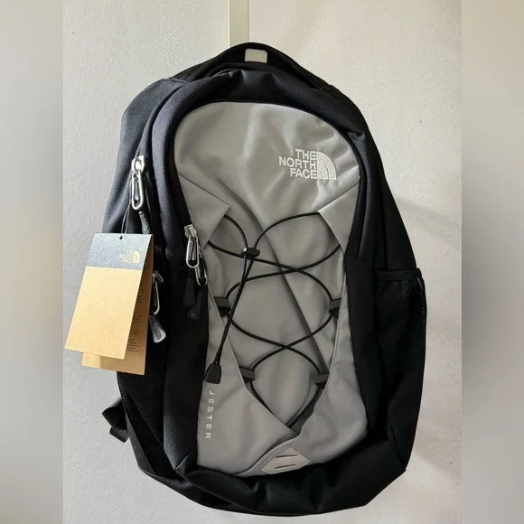 The North Face Men's Backpack in Black and Gray