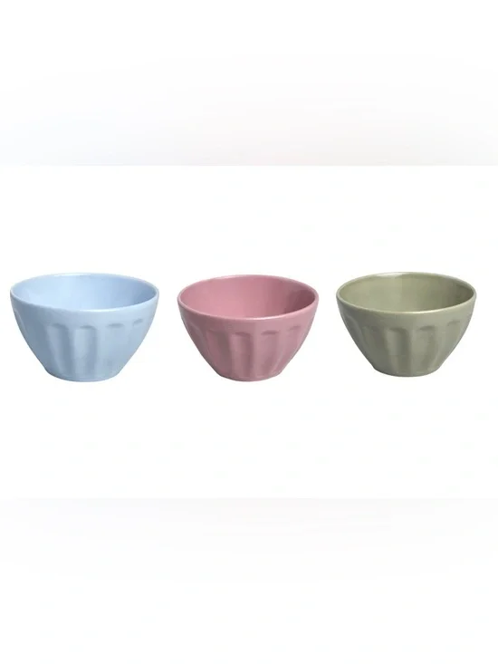 Pier 1 kitchen 3 pc mini ceramic prep bowls