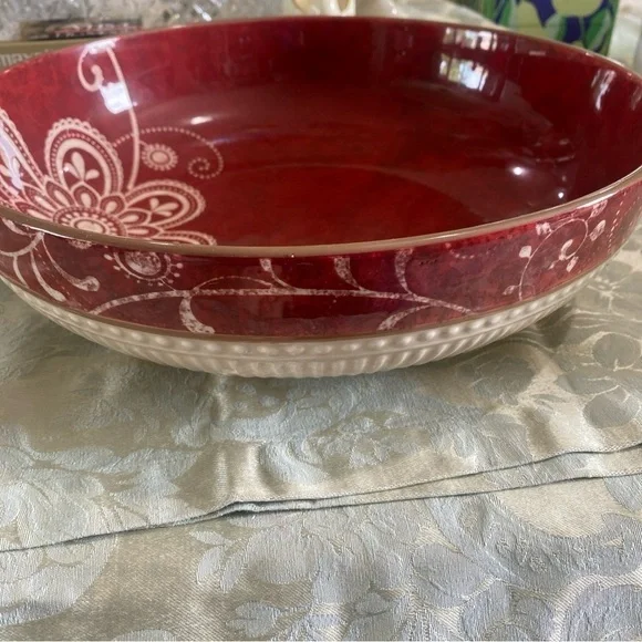 Pier 1 Imports Serving Bowl, Maribeth‎ collection 12” Pasta Fruit Salad Bowl