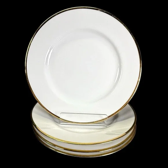 PIER 1 Gold Rim White 7.5