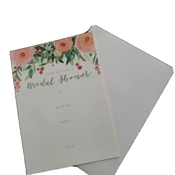 SPRITZ 𝅺60 Bridal Shower Invitations NEW IN PACKAGE T30
