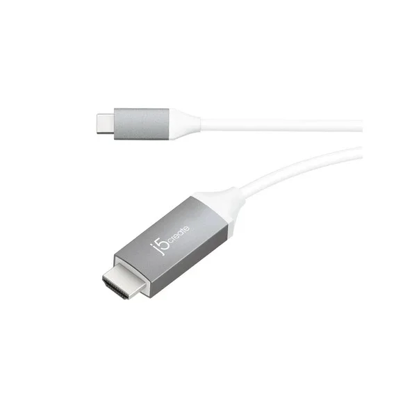 j5create USB-C to HDMI 4K Cable JCC153G‎ – 6ft 18Gbps Video Adapter 4K@60Hz
