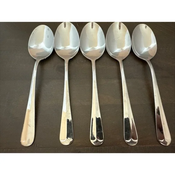 Wallace Kensington‎ Soup/ Dinner Spoons 5 pcs 18-8 SS MCM