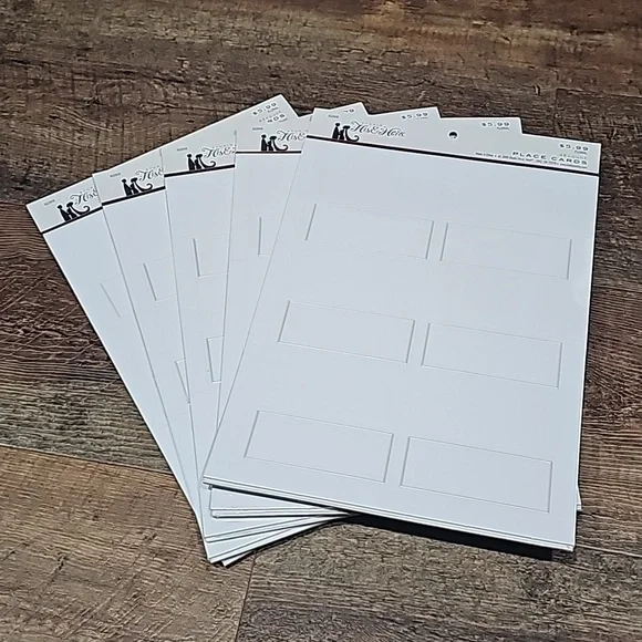 His and Hers Hobby Lobby Printable Place Cards